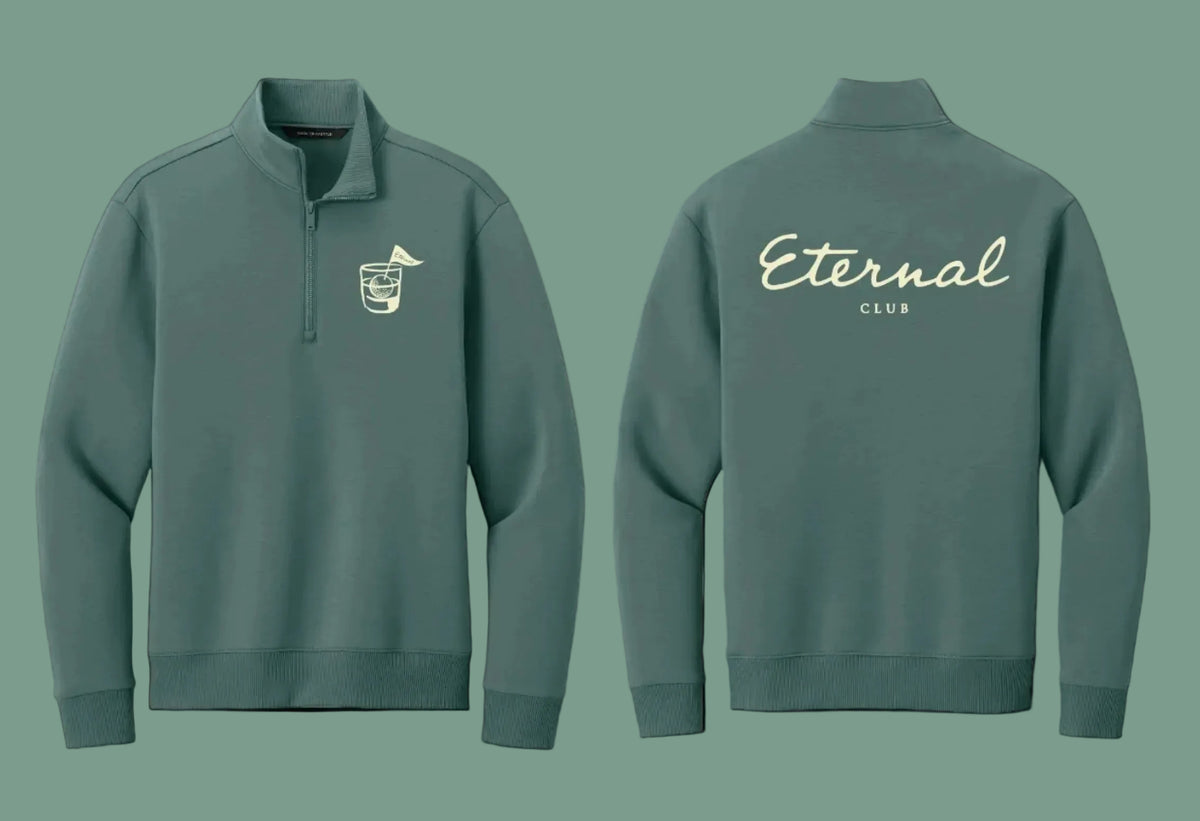 Cocktail on Green Quarter Zip